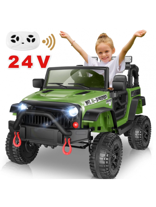 Funcid 24V Ride on Toys, Ride on Truck with Remote...