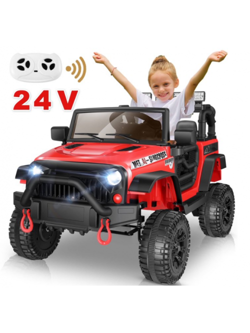 Funcid 24V Ride on Toys, Ride on Truck with Remote...