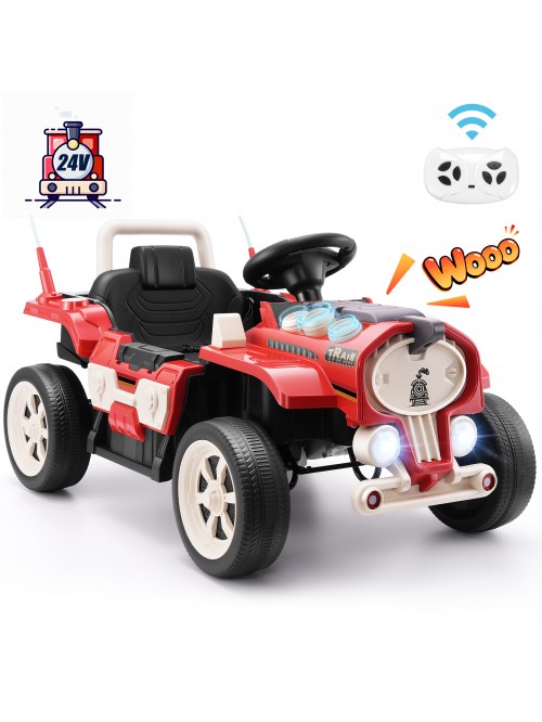 Funcid 24V Ride on Train for Toddlers with Remote ...