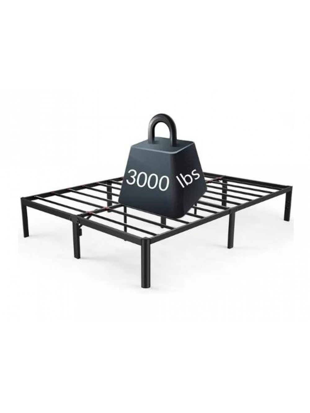 DEVO Full Bed Frame Heavy Duty Metal Platform Bed Frame with