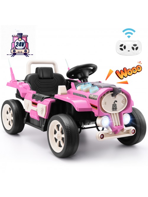 Funcid 24V Ride on Train for Toddlers with Remote ...